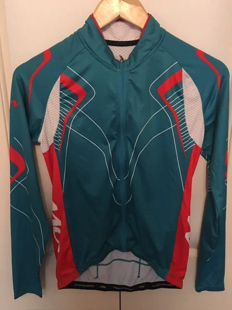 Women's Long Sleeve Jersey Cycling Sample - Size Small Business Jersey Tee