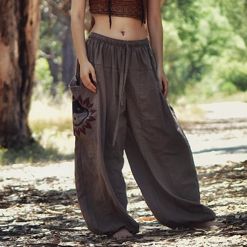 Baggy Lounge Yoga Harem Pants wide leg trousers Men Women 2 Big Pockets High Waist Slim Fit Ankle Length Baggy Lounge Yoga Harem Pants wide leg trousers Men Women 2 Big Pockets High Waist Slim Fit Ankle Length