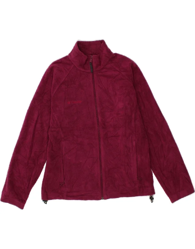 COLUMBIA Womens Fleece Jacket UK 16 Large Pink Polyester Knit Jacket Woven Jacket Fleece Jacket COLUMBIA Womens Fleece Jacket UK 16 Large Pink Polyester Knit Jacket Woven Jacket Fleece Jacket