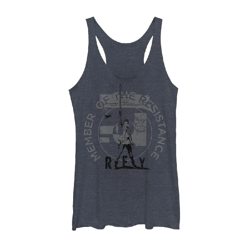 Women's Star Wars The Last Jedi Rey Member Racerback Tank Top modal blend tank