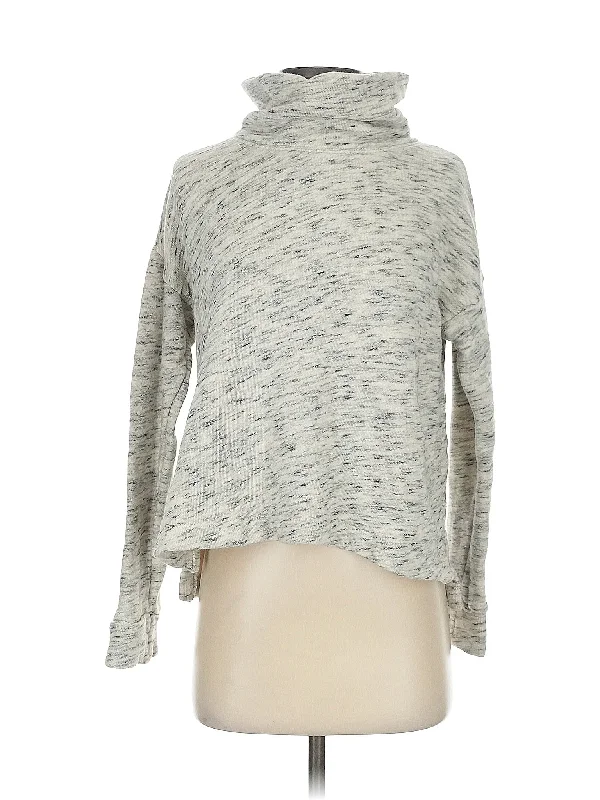 Turtleneck Sweater Silk Blend Satin Velvet