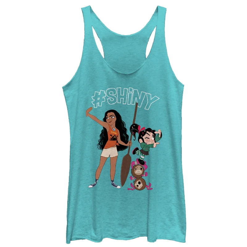 Women's Ralph Breaks the Internet #Shiny Racerback Tank Top breathable tank top