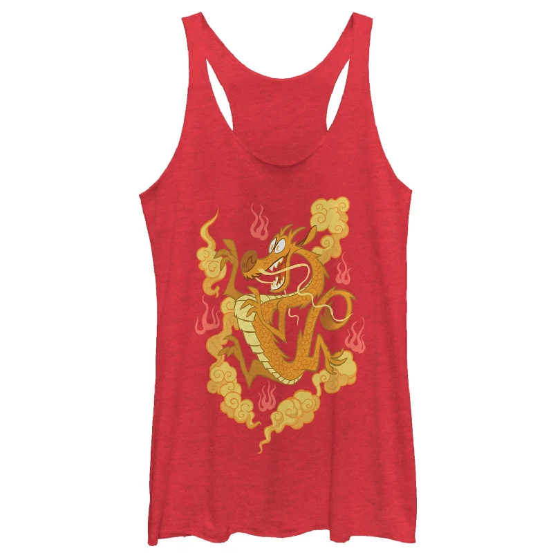 Women's Ralph Breaks the Internet Comfy Mulan Racerback Tank Top cotton tank top