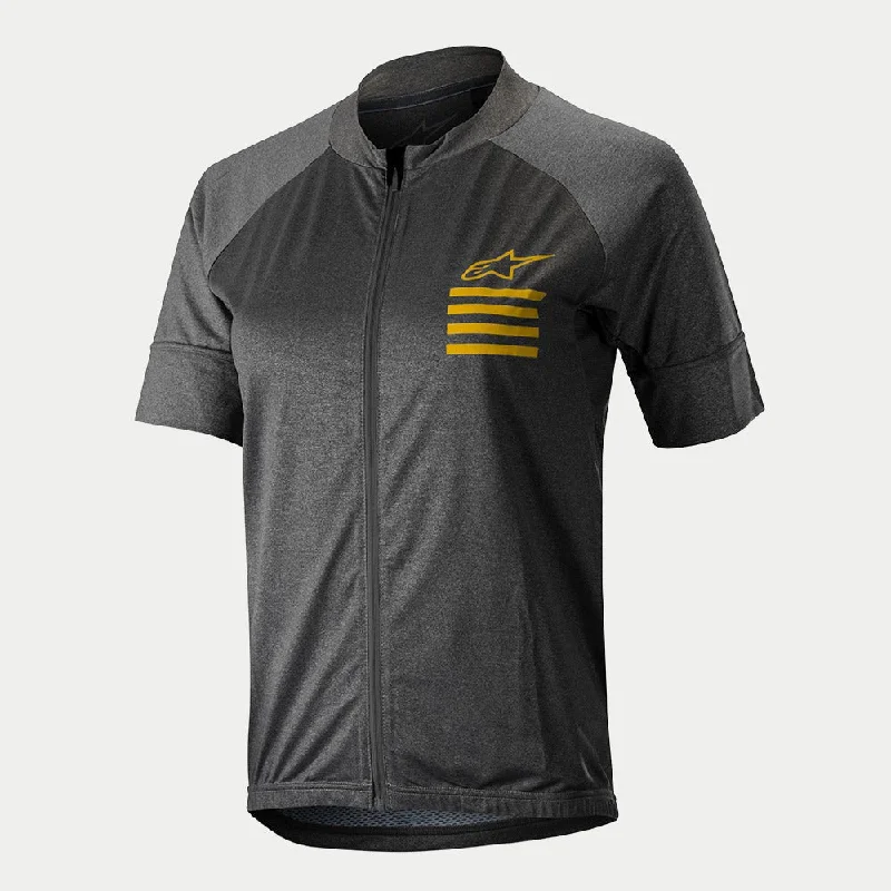 Women Stella Trail Full Zip Jersey - Short Sleeve Retro Jersey Tee
