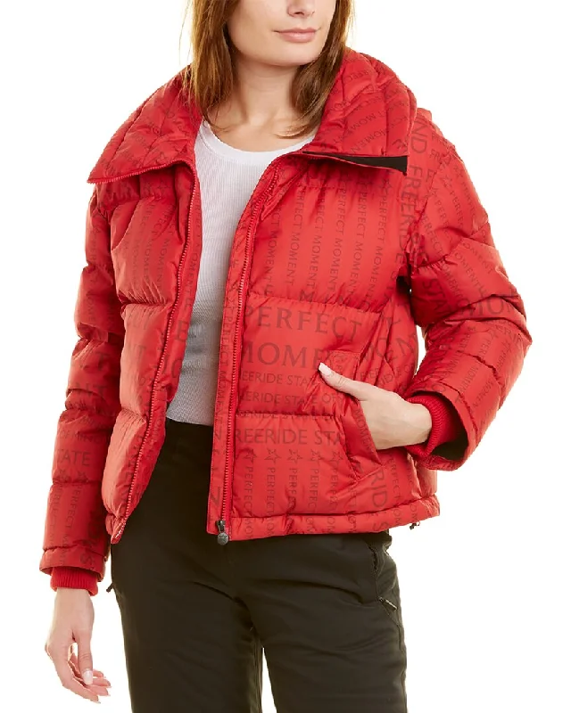 Perfect Moment Down Jacket Print Jacket Jacquard Jacket Patchwork Jacket