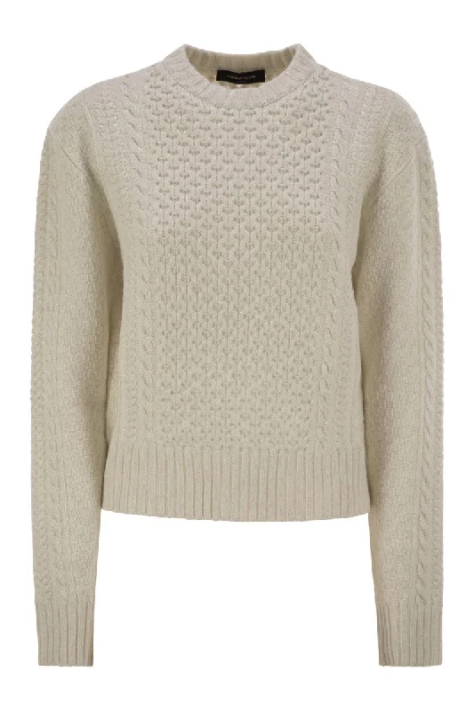 Platinum fisherman jersey with lurex Off Shoulder Jersey Top