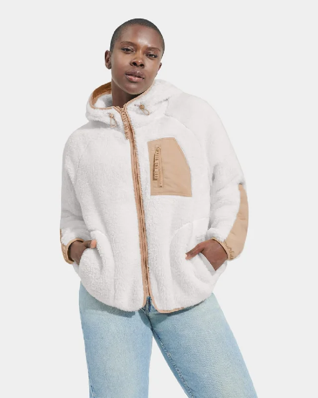UGG Ruthie Zip Hoodie Hoodie with Oversized Fit Loose Comfortable