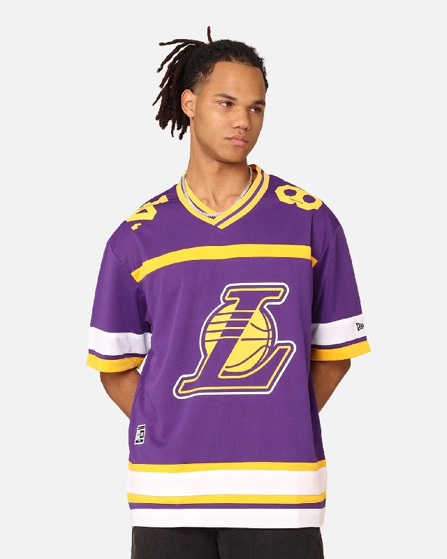 New Era Los Angeles Lakers Throwback Jersey OTC Custom Jersey Tee