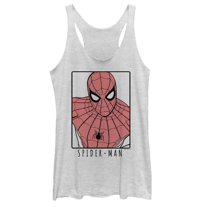 Women's Marvel Spider-Man: Far From Home Sleek Frame Racerback Tank Top fashionable tank top Women's Marvel Spider-Man: Far From Home Sleek Frame Racerback Tank Top fashionable tank top