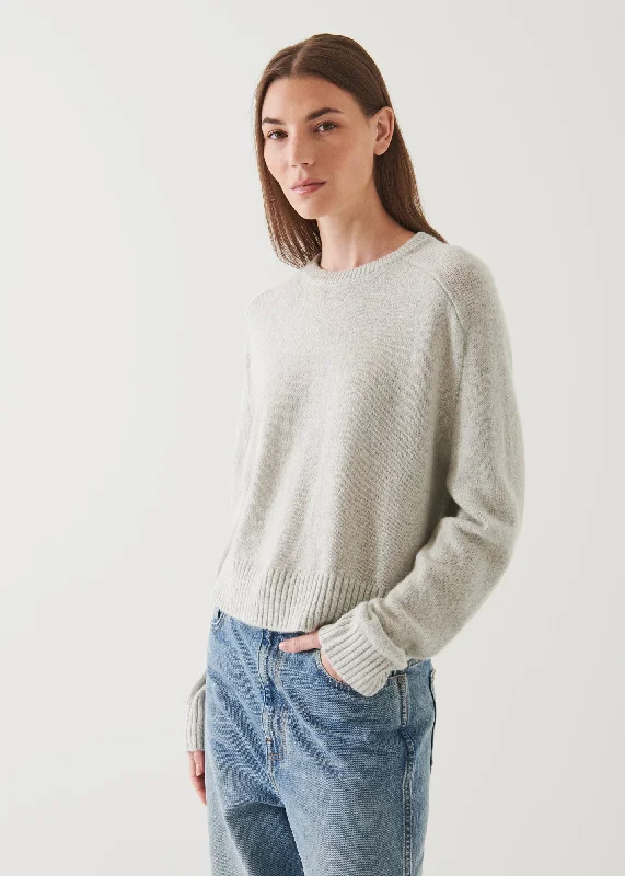 Cashmere Blend Sweater Stretchy Elastic Breathable