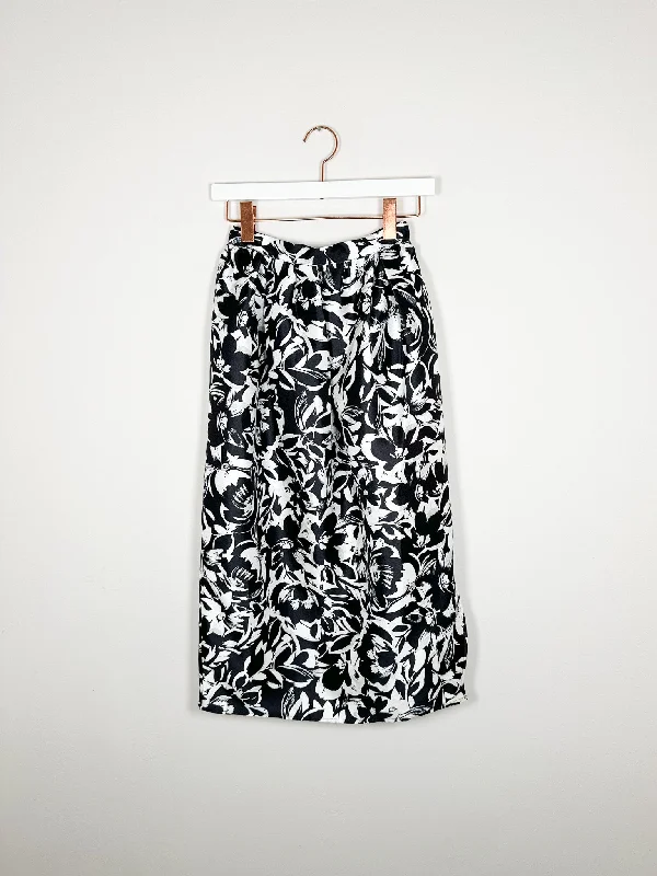 CO|TE - Deva Skirt - Black Print leather skirt bold