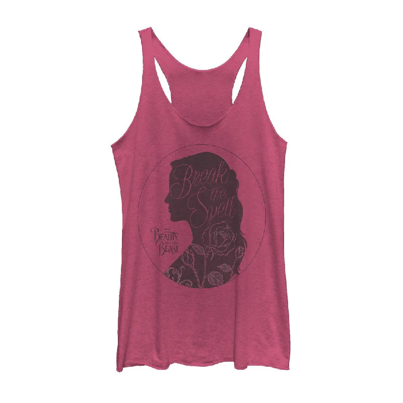 Women's Beauty and the Beast Break the Spell Racerback Tank Top summer tank top