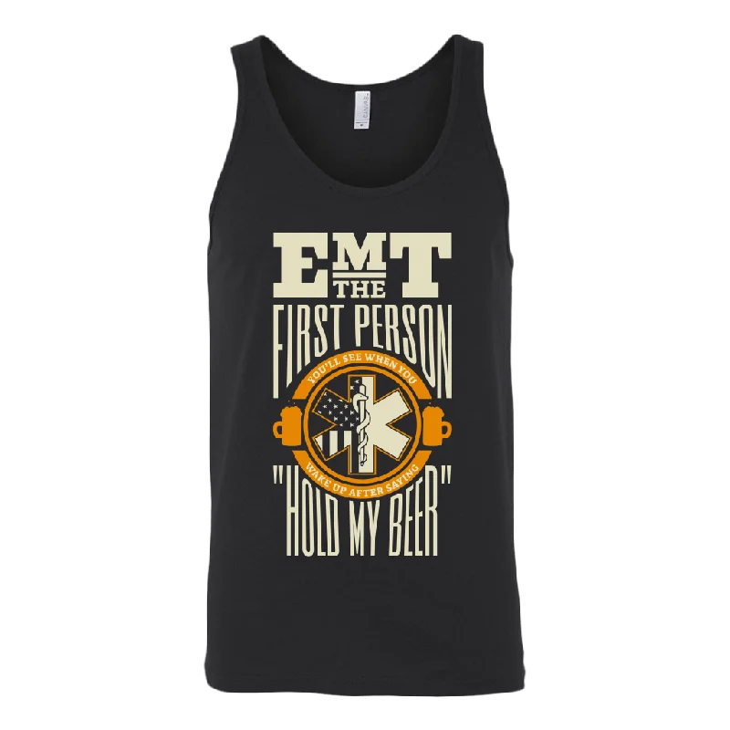 Hold My Beer EMT Tank Top yoga tank top