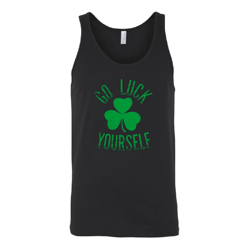 Go Luck Yourself Tank Top turquoise tank top
