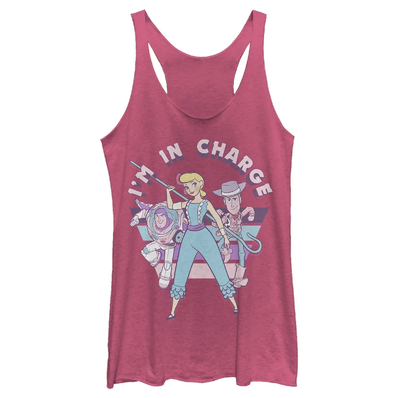 Women's Toy Story Bo Peep In Charge Racerback Tank Top v-neck tank top