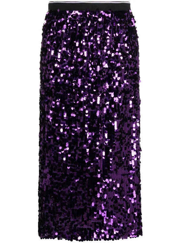 SEQUIN-EMBELLISHED MIDI SKIRT midi skirt versatile