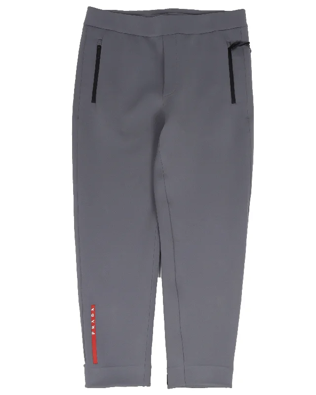Recycled Technical Jersey Pants Ash Gray Jersey Tee