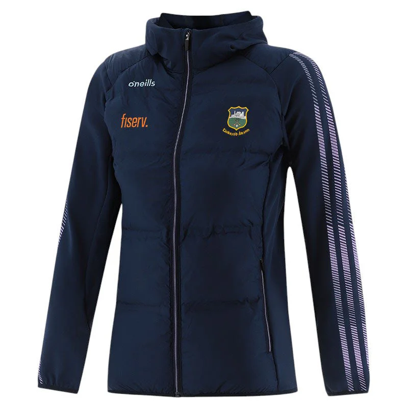 O'Neills Tipperary GAA Dynamo Womens Hooded Padded Jacket Rayon Fabric Velvet Fabric Corduroy Fabric O'Neills Tipperary GAA Dynamo Womens Hooded Padded Jacket Rayon Fabric Velvet Fabric Corduroy Fabric