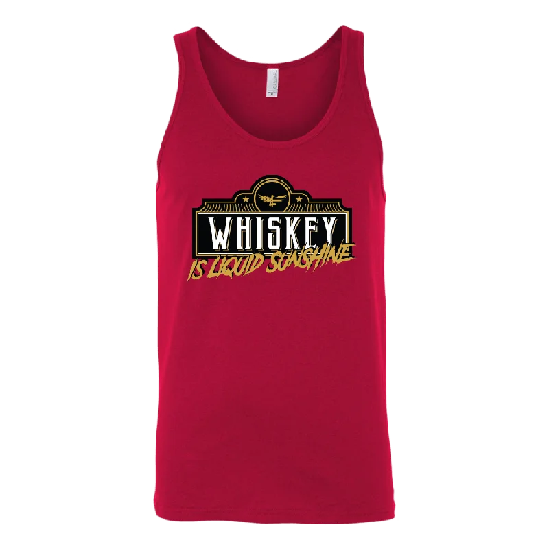 Whiskey Is Liquid Sunshine Tank Top halter tank top