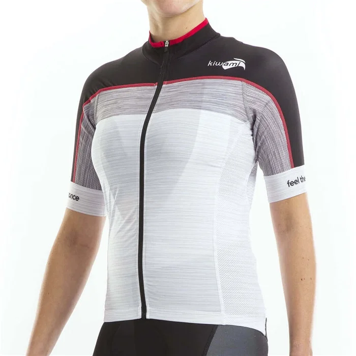WOMEN'S MENTE 3 CYCLING JERSEY Striped Jersey Top