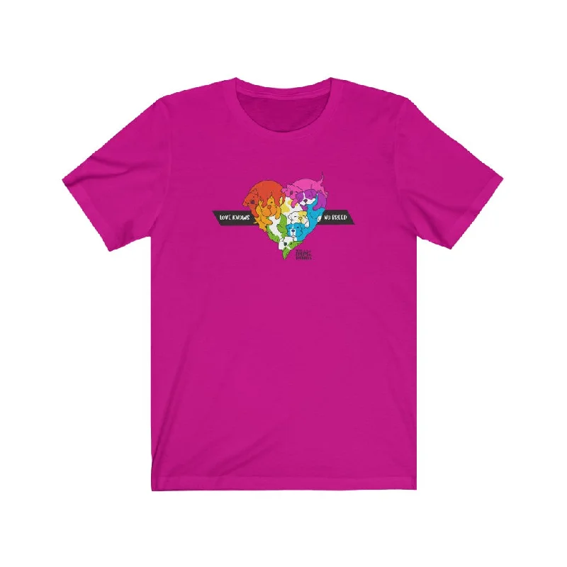 Pittie Pile PRIDE | Unisex Jersey Short Sleeve Tee Recycled Jersey Tee
