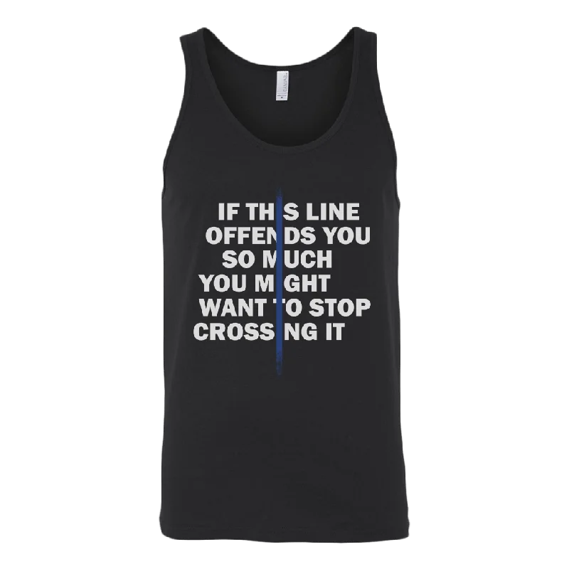 If This Line Offends You Tank Top sheer tank top