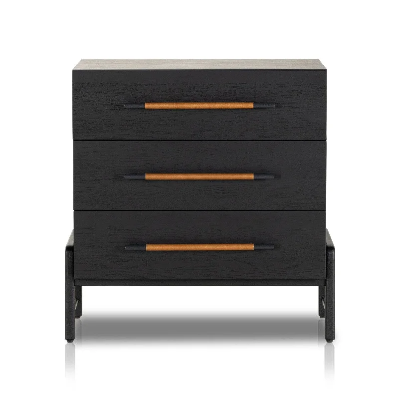 Rosewood 3 Drawer Dresser - Ebony Oak Tunics Polka dots