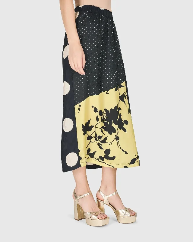 Positano Skirt, Mix flowy skirt hem