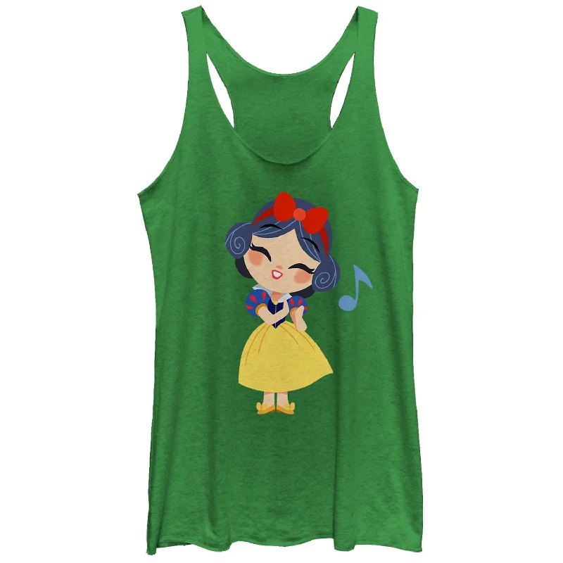 Women's Snow White and the Seven Dwarfs Cartoon Song Racerback Tank Top vibrant tank top