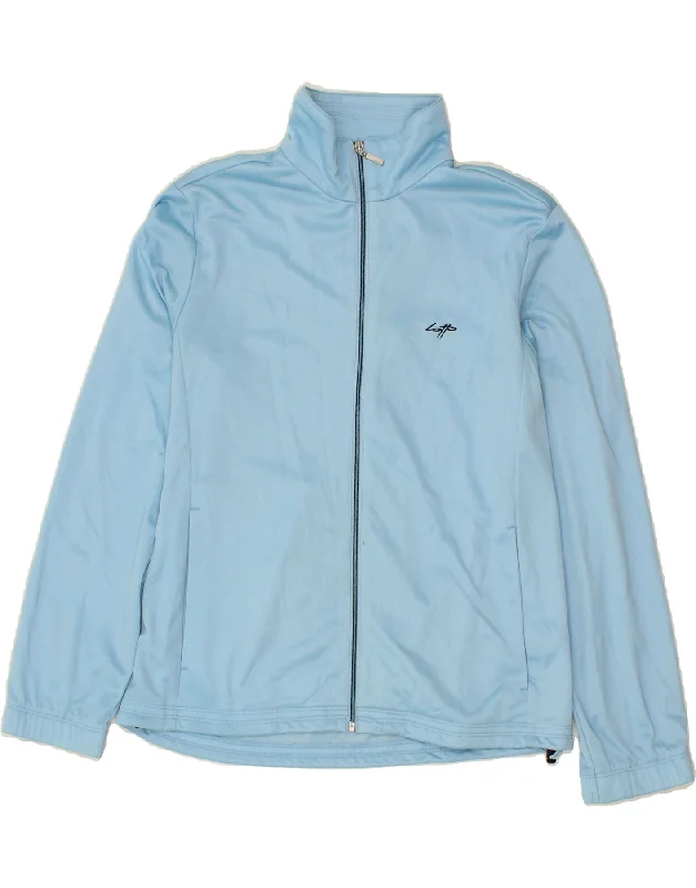 LOTTO Womens Tracksuit Top Jacket UK 18 XL Blue Chenille Fabric Brocade Fabric Lace Fabric LOTTO Womens Tracksuit Top Jacket UK 18 XL Blue Chenille Fabric Brocade Fabric Lace Fabric