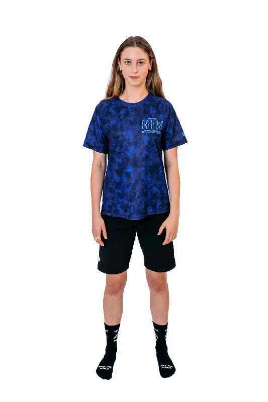 "Deep Marine" LADIES Short Sleeve Jersey Emerald Green Jersey Tee