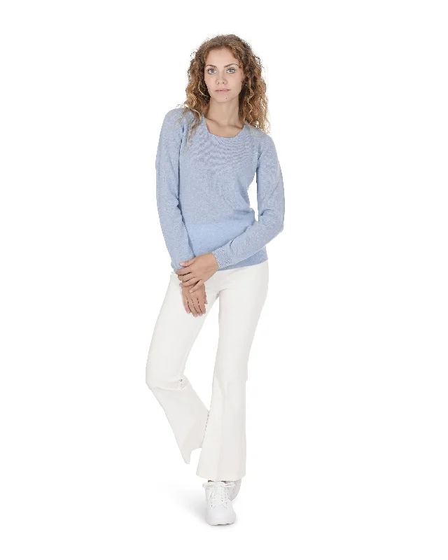 Crown of Edinburgh Cashmere Womens Square Neck Sweater COE 0024 LIGHT BLUE Rayon Fabric Velvet Fabric Corduroy Fabric Crown of Edinburgh Cashmere Womens Square Neck Sweater COE 0024 LIGHT BLUE Rayon Fabric Velvet Fabric Corduroy Fabric