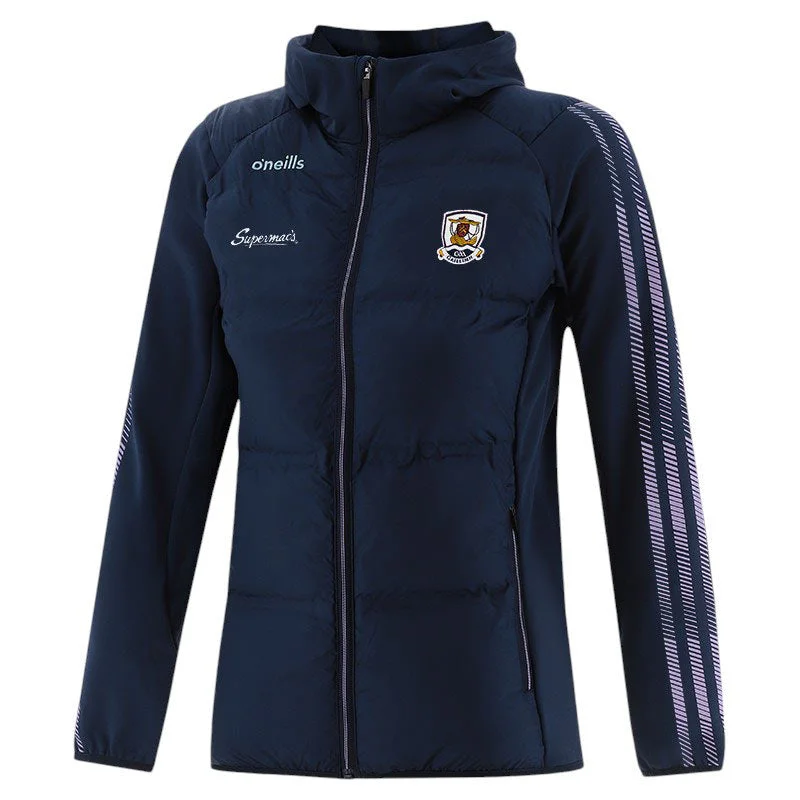 O'Neills Galway GAA Dynamo Womens Hooded Padded Jacket Fleece Fabric Down Fabric Feather Fabric