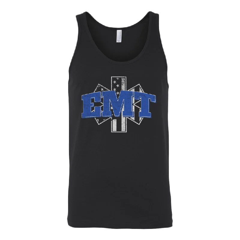 Star of Life US Flag EMT Tank Top lace tank top