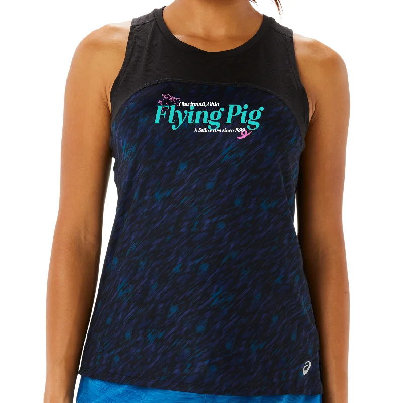 FPM ASICS W PR Lyte Run Tank - Night Shade fitness tank top