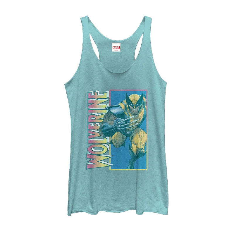 Women's Marvel X-Men Wolverine Claw Racerback Tank Top layering tank top