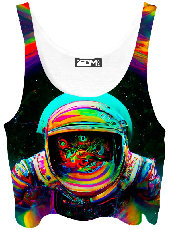 Astro Hyperspace Crop Top Terry Blend Velvet Blend Canvas Blend