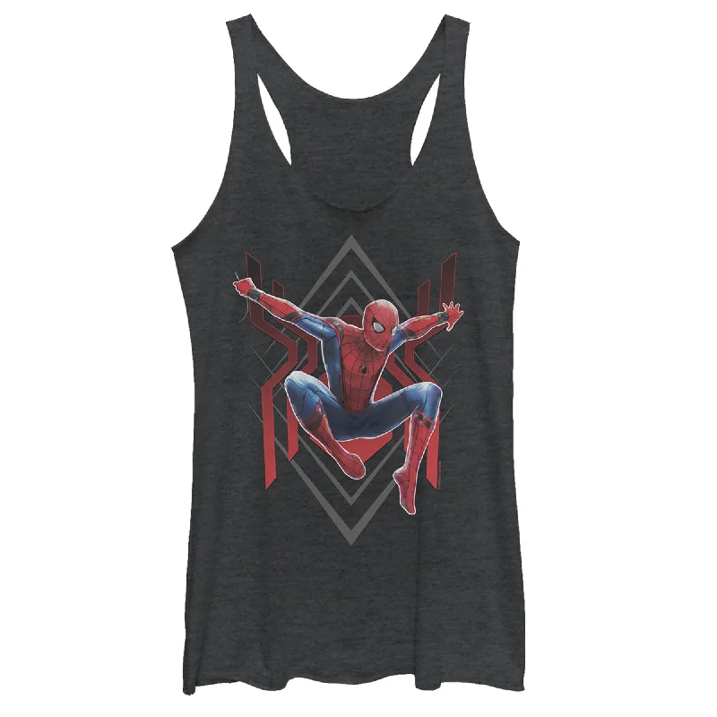 Women's Marvel Spider-Man: Far From Home Diamond Racerback Tank Top lounge tank top