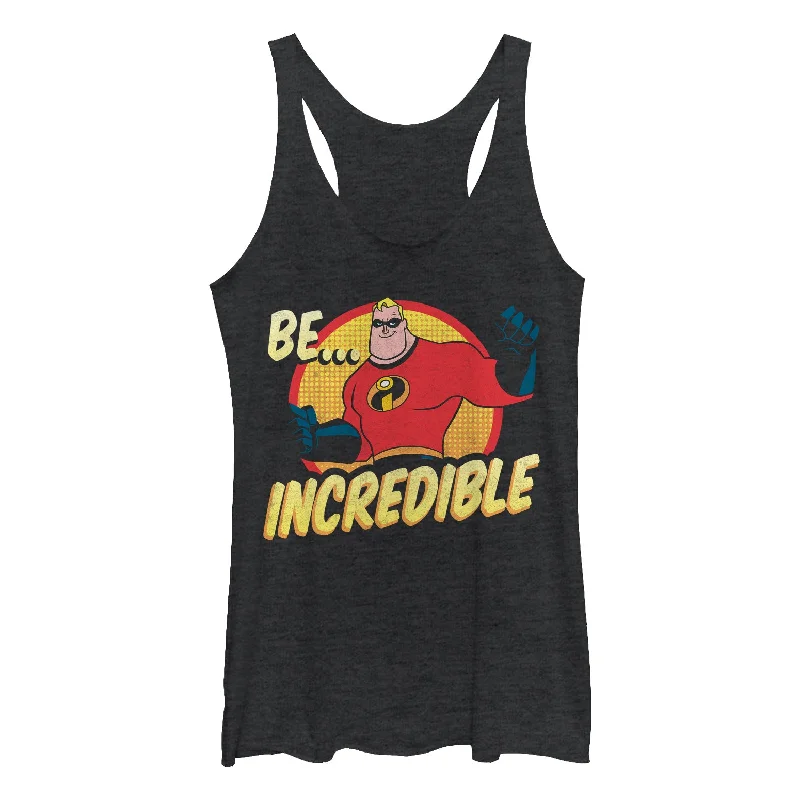 Women's The Incredibles Be Incredible Racerback Tank Top vintage tank top