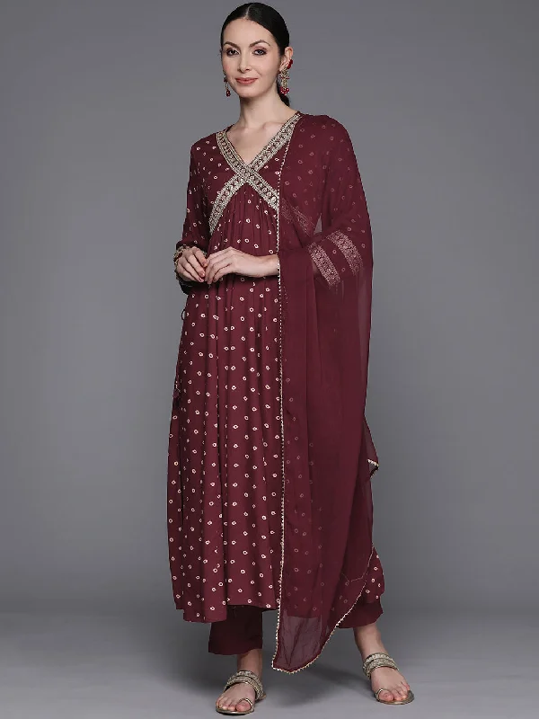 Women's Kurta With Trousers & Dupatta - Indo Era Trousers Leisure Comfortable