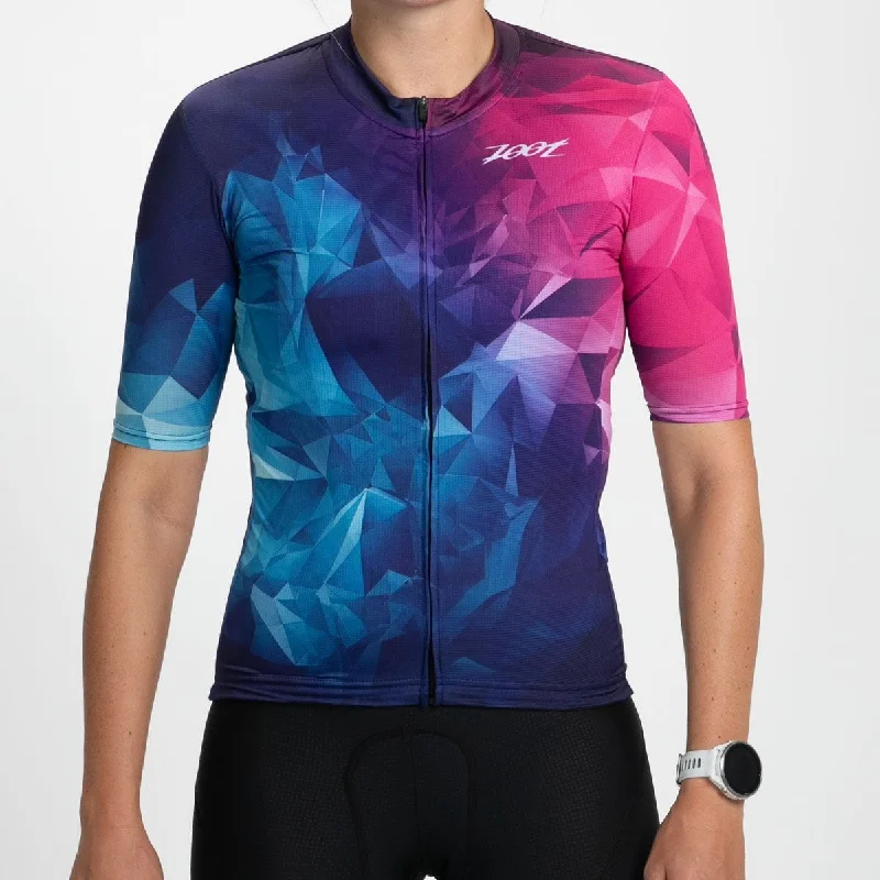 Women's Ltd Cycle Aero Jersey - Crystal Hemp Jersey Tee