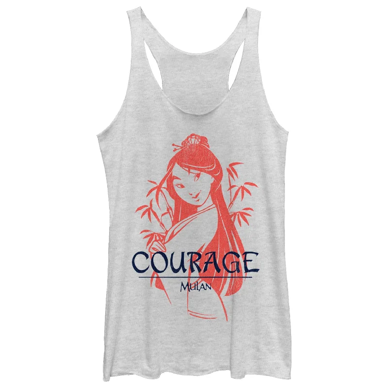 Women's Mulan Courage Racerback Tank Top sexy tank top