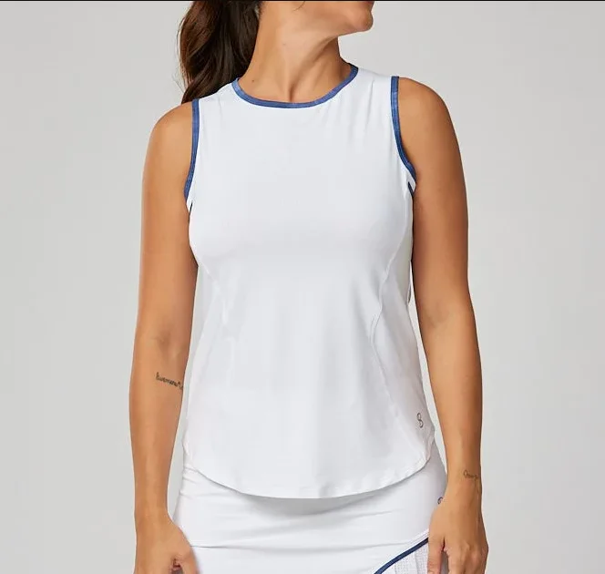 Women's Sofibella Love Match Tennis Tank crew neck tank