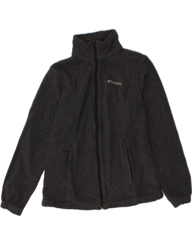 COLUMBIA Womens Fleece Jacket UK 10 Small Grey Polyester Bomber Jacket Anorak Windbreaker COLUMBIA Womens Fleece Jacket UK 10 Small Grey Polyester Bomber Jacket Anorak Windbreaker