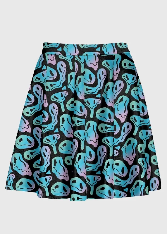 Tirppy Smiley Face Skirt breathable skirt fabric