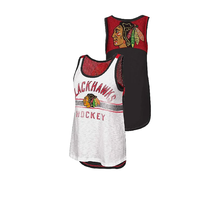 Women's Chicago Blackhawks In the Stands Mesh Back Tank Top cute tank top