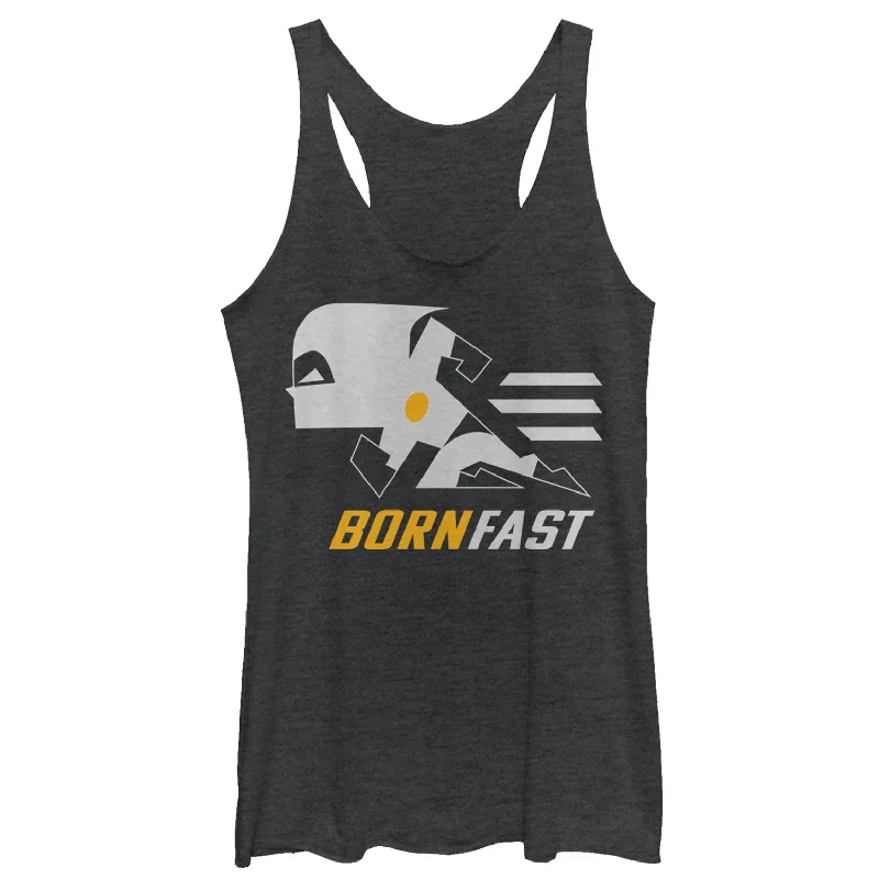 Women's The Incredibles 2 Dash Born Fast Racerback Tank Top peekaboo tank top