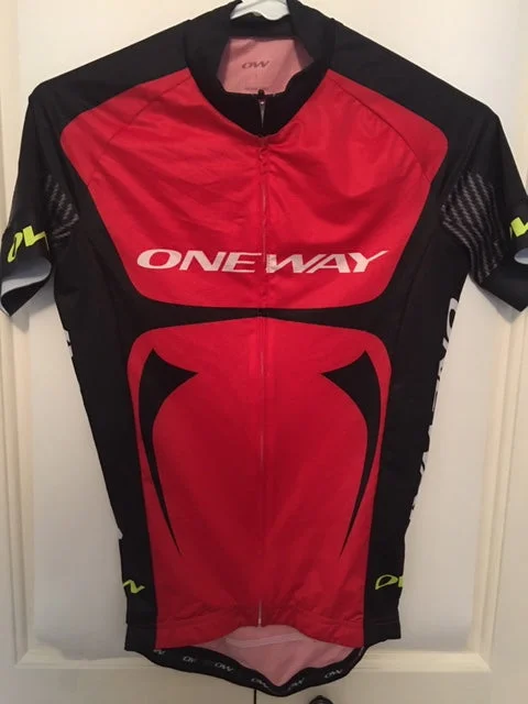 Women's Short Sleeve Jersey Cycling Sample - Size Small Festive Jersey Tee