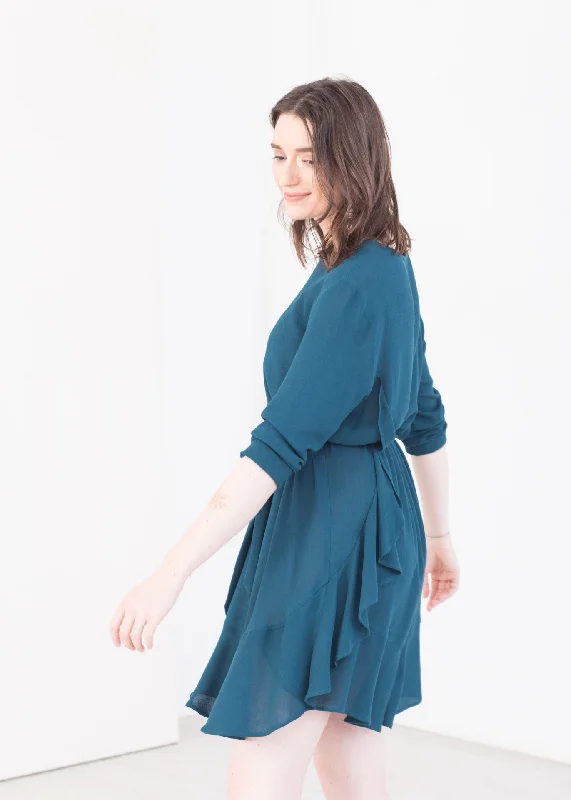 Midnight - Dress in Teal - 80% Viscose, 20% Polyamide / 80 % Viskose, 20 % Polyamid Tunics Hiking breathable