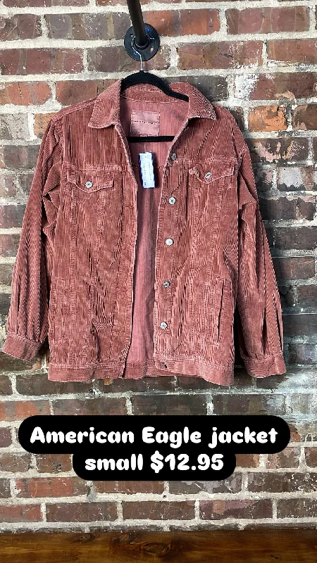 American Eagle jacket Front Pockets Side Pockets Patch Pockets